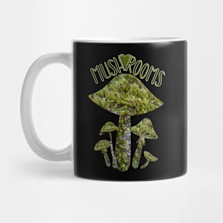 Mossy Mushrooms Love Mug